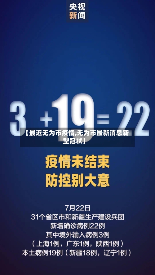 【最近无为市疫情,无为市最新消息新型冠状】-第1张图片