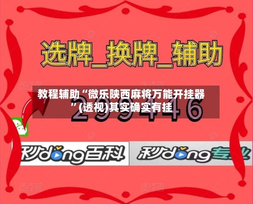 教程辅助“微乐陕西麻将万能开挂器	”(透视)其实确实有挂-第2张图片