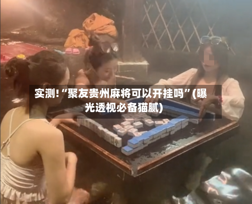 实测!“聚友贵州麻将可以开挂吗”(曝光透视必备猫腻)-第1张图片
