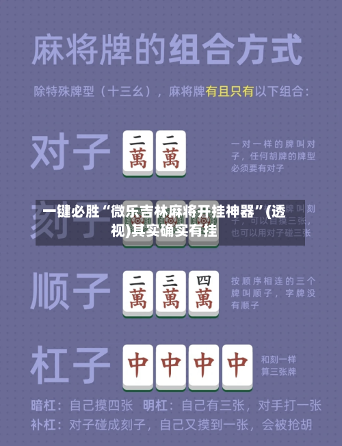 一键必胜“微乐吉林麻将开挂神器	”(透视)其实确实有挂-第2张图片