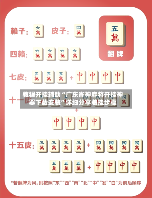 教程开挂辅助“广东雀神麻将开挂神器下载安装”详细分享装挂步骤-第2张图片
