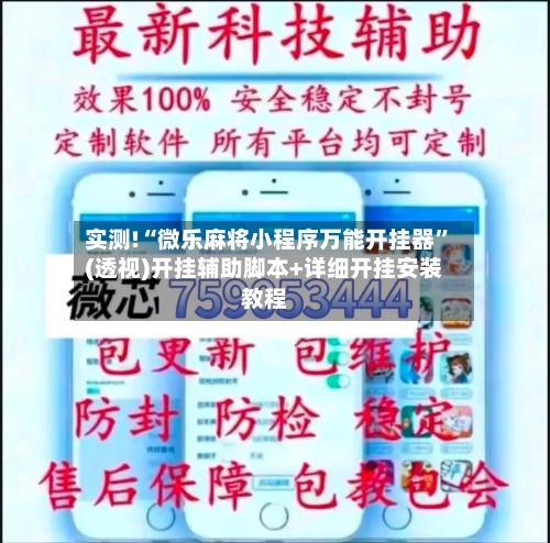 实测!“微乐麻将小程序万能开挂器”(透视)开挂辅助脚本+详细开挂安装教程-第1张图片