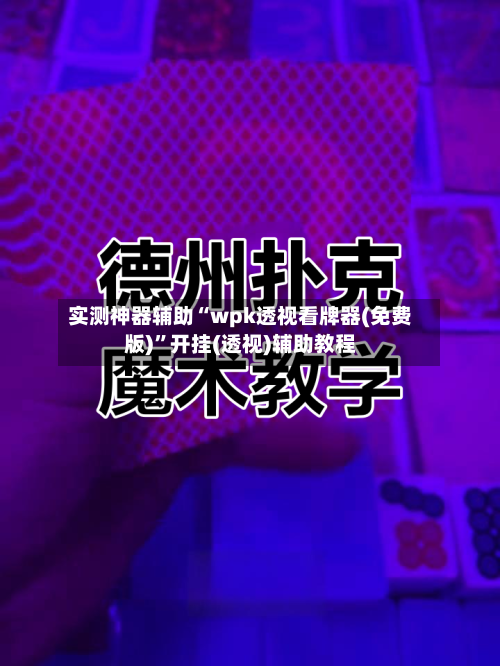 实测神器辅助“wpk透视看牌器(免费版)	”开挂(透视)辅助教程-第1张图片