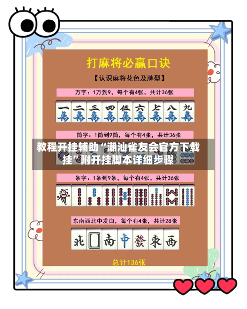 教程开挂辅助“潮汕雀友会官方下载挂	”附开挂脚本详细步骤-第3张图片