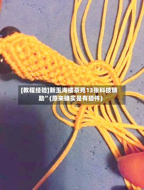 [教程经验]新玉海楼茶苑13张科技辅助”(原来确实是有插件)-第1张图片