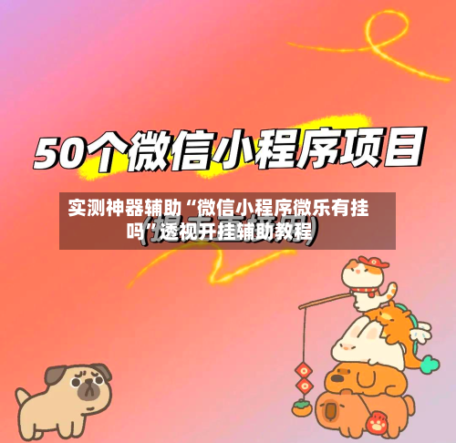 实测神器辅助“微信小程序微乐有挂吗”透视开挂辅助教程-第2张图片