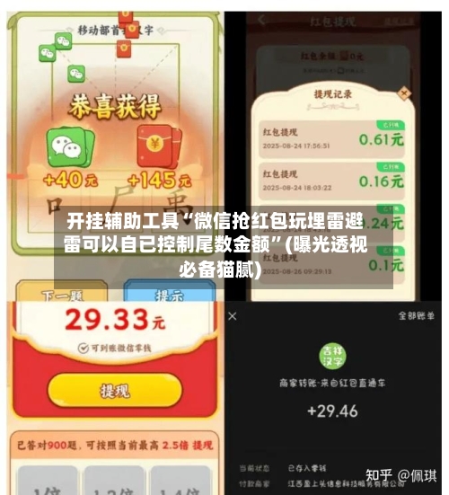 开挂辅助工具“微信抢红包玩埋雷避雷可以自已控制尾数金额	”(曝光透视必备猫腻)-第1张图片