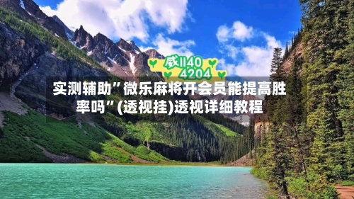 实测辅助”微乐麻将开会员能提高胜率吗”(透视挂)透视详细教程-第3张图片