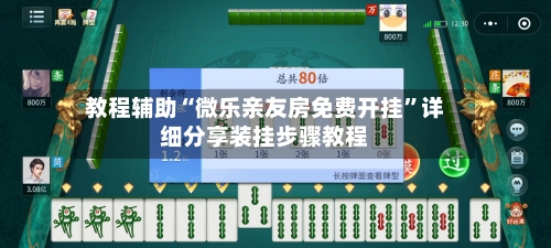 教程辅助“微乐亲友房免费开挂	”详细分享装挂步骤教程-第2张图片