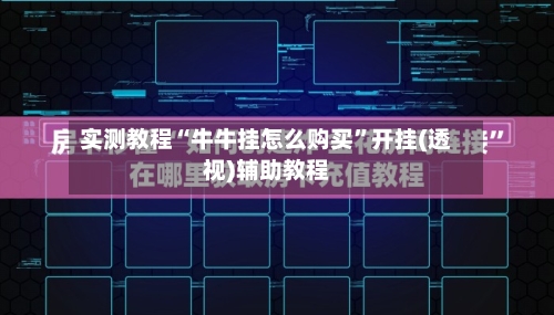 实测教程“牛牛挂怎么购买”开挂(透视)辅助教程-第1张图片