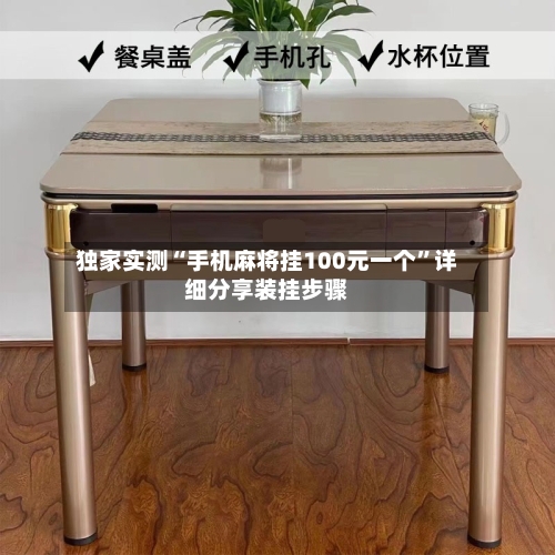 独家实测“手机麻将挂100元一个”详细分享装挂步骤-第1张图片