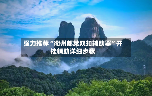 强力推荐“衢州都莱双扣辅助器	”开挂辅助详细步骤-第2张图片