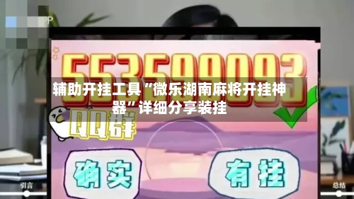 辅助开挂工具“微乐湖南麻将开挂神器”详细分享装挂-第2张图片