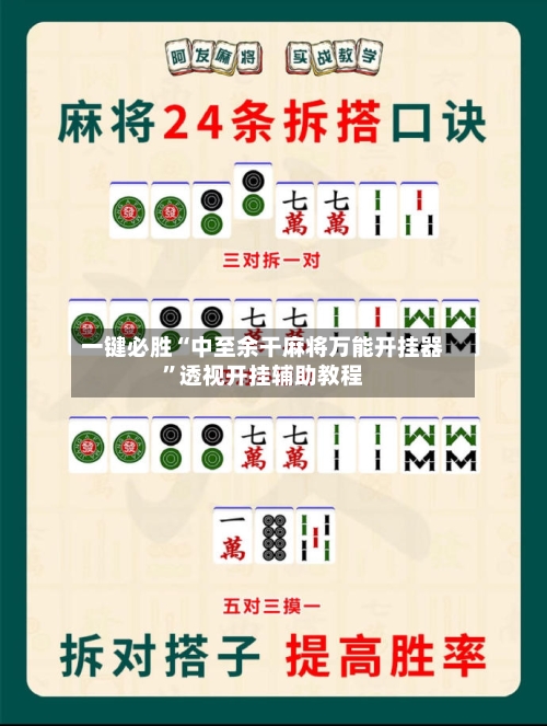一键必胜“中至余干麻将万能开挂器	”透视开挂辅助教程-第1张图片