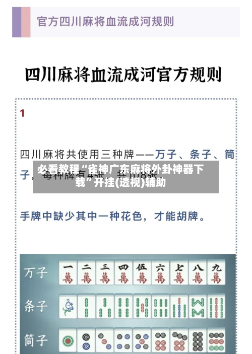 必看教程“雀神广东麻将外卦神器下载”开挂(透视)辅助-第2张图片