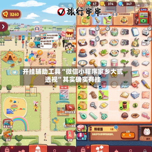 开挂辅助工具“微信小程序家乡大贰透视”其实确实有挂-第1张图片