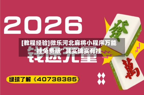[教程经验]微乐河北麻将小程序万能挂免费版	”其实确实有挂-第2张图片