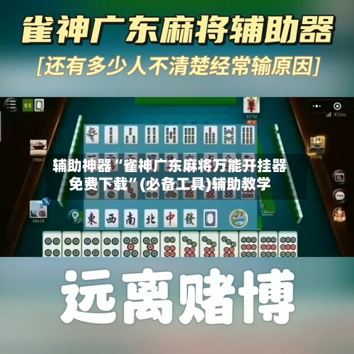 辅助神器“雀神广东麻将万能开挂器免费下载”(必备工具)辅助教学-第1张图片