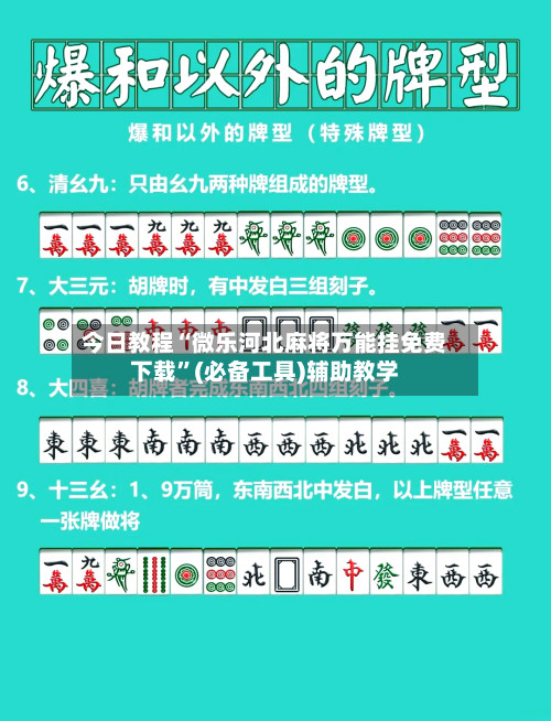 今日教程“微乐河北麻将万能挂免费下载”(必备工具)辅助教学-第1张图片