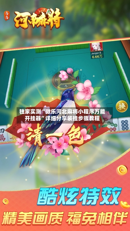 独家实测“微乐河北麻将小程序万能开挂器”详细分享装挂步骤教程-第1张图片