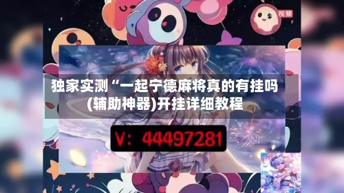 独家实测“一起宁德麻将真的有挂吗(辅助神器)开挂详细教程-第2张图片