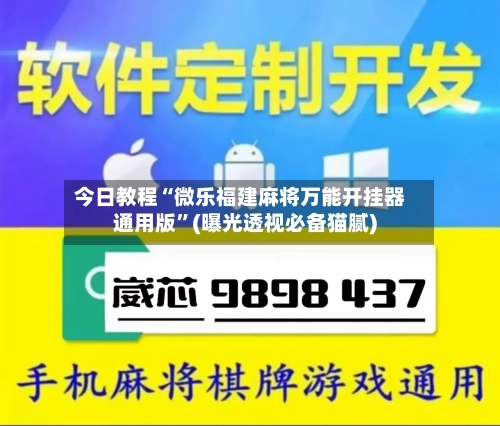 今日教程“微乐福建麻将万能开挂器通用版	”(曝光透视必备猫腻)-第1张图片