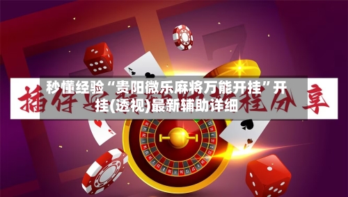 秒懂经验“贵阳微乐麻将万能开挂”开挂(透视)最新辅助详细-第1张图片