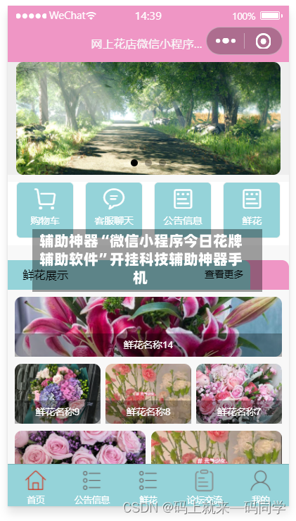 辅助神器“微信小程序今日花牌辅助软件”开挂科技辅助神器手机-第1张图片