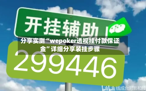 分享实测“wepoker透视挂付款保证金”详细分享装挂步骤-第2张图片