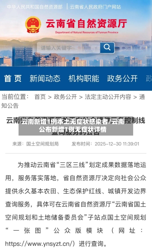 云南新增1例本土无症状感染者/云南公布新增1例无症状详情-第3张图片