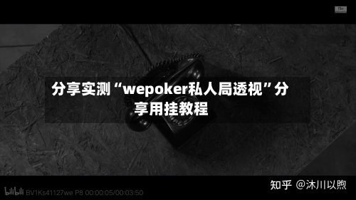 分享实测“wepoker私人局透视	”分享用挂教程-第2张图片