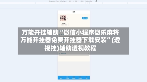 万能开挂辅助“微信小程序微乐麻将万能开挂器免费开挂器下载安装”(透视挂)辅助透视教程-第2张图片