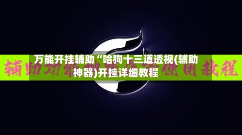 万能开挂辅助“哈狗十三道透视(辅助神器)开挂详细教程-第1张图片
