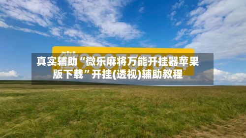 真实辅助“微乐麻将万能开挂器苹果版下载	”开挂(透视)辅助教程-第2张图片
