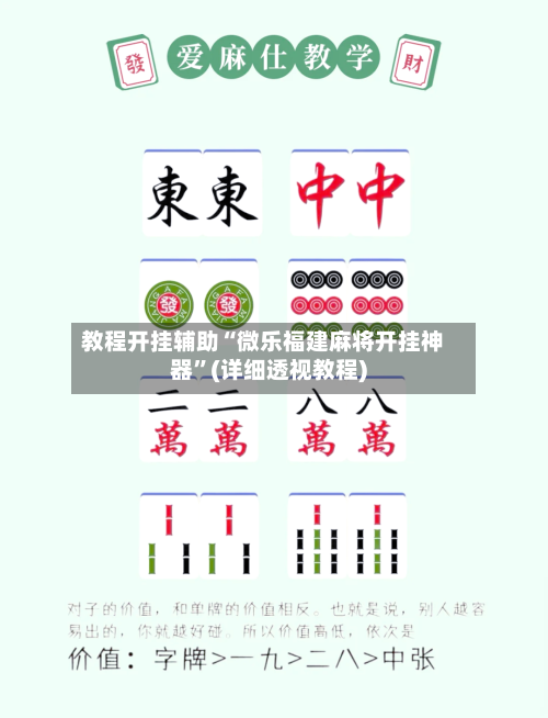 教程开挂辅助“微乐福建麻将开挂神器”(详细透视教程)-第1张图片