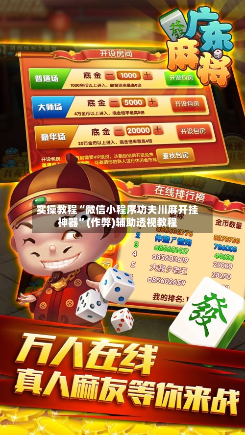 实操教程“微信小程序功夫川麻开挂神器”(作弊)辅助透视教程-第1张图片