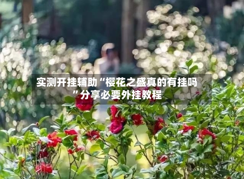 实测开挂辅助“樱花之盛真的有挂吗”分享必要外挂教程-第1张图片