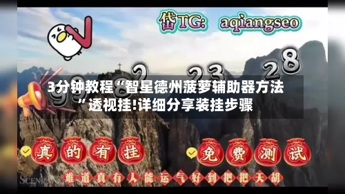 3分钟教程“智星德州菠萝辅助器方法	”透视挂!详细分享装挂步骤-第1张图片
