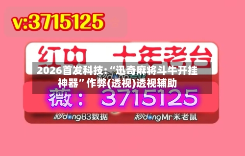 2026首发科技:“迅奇麻将斗牛开挂神器”作弊(透视)透视辅助-第1张图片