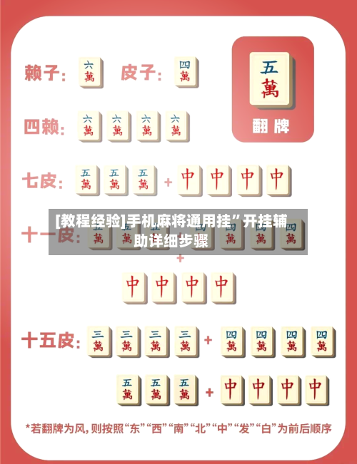 [教程经验]手机麻将通用挂	”开挂辅助详细步骤-第2张图片