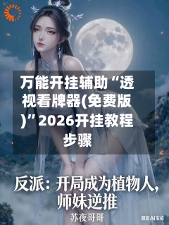 万能开挂辅助“透视看牌器(免费版)	”2026开挂教程步骤-第3张图片