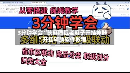 3分钟学会“陕麻圈捉老麻子开挂神器	”开挂辅助软件教程-第1张图片