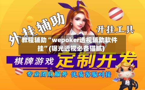 教程辅助“wepoker透视辅助软件挂”(曝光透视必备猫腻)-第1张图片