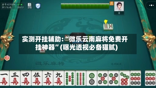 实测开挂辅助:“微乐云南麻将免费开挂神器	”(曝光透视必备猫腻)-第2张图片