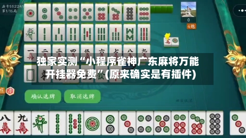 独家实测“小程序雀神广东麻将万能开挂器免费”(原来确实是有插件)-第2张图片
