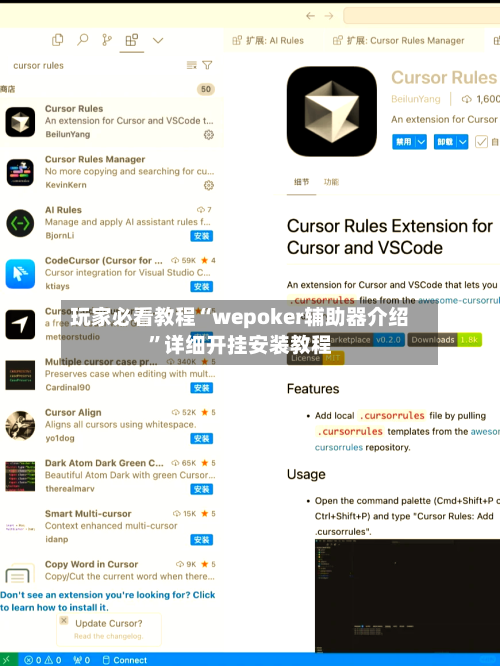 玩家必看教程“wepoker辅助器介绍”详细开挂安装教程-第2张图片