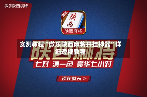 实测教程“微乐陕西麻将开挂神器”详细透视教程-第2张图片