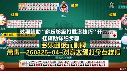 教程辅助“多乐够级打胜率技巧	”开挂辅助详细步骤-第1张图片