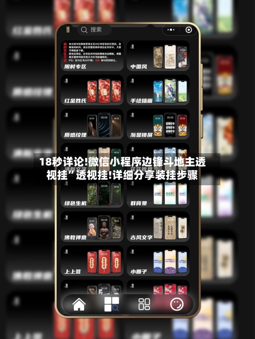 18秒详论!微信小程序边锋斗地主透视挂”透视挂!详细分享装挂步骤-第3张图片