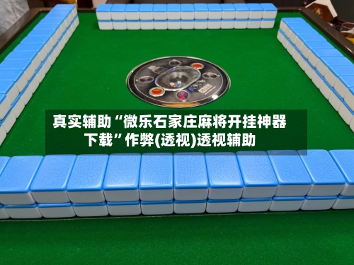 真实辅助“微乐石家庄麻将开挂神器下载	”作弊(透视)透视辅助-第2张图片
